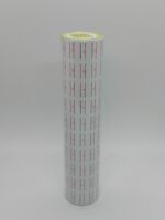 Etiquetas adhesivas para máquina 10 rollos X 500 etiq c/u