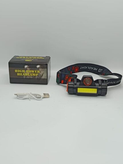 Linterna minera cabeza led con lman vincha recargable