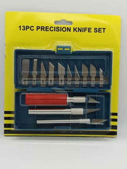 Set cutters trinchetas  bisturí 13 piezas con estuche