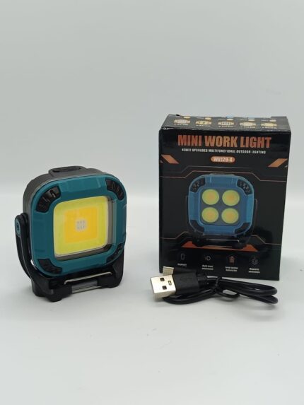 Linterna  trabajo led carga usb tipo