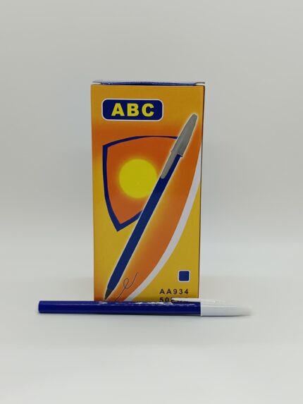 Lapicera bolígrafo azul Abc caja X50 unidades
