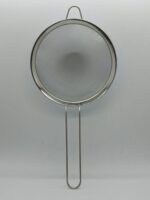 Colador doble malla aro de acero inoxidable 16cm