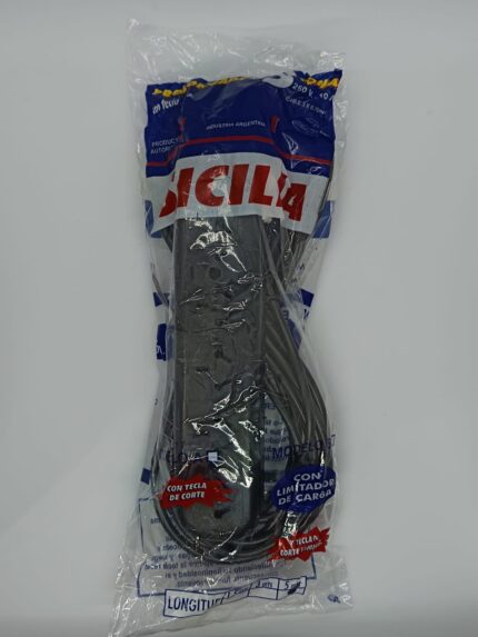 Zapatillas alargue 5mts 5 Bocas con tecla220v Sicilia