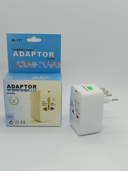 Adaptador universal viajero enchufe turismo viaje 110/220v