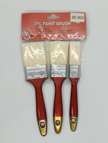 Pincel X 3 brocha madera pml P/pintar muros muebles T