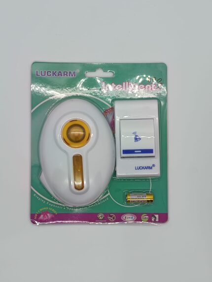 Timbre lnalambrico exterior resistente Al agua sin cables blanco