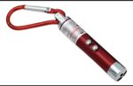 Puntero láser rojo uniproveedores 3 en 1 llavero alcance 750m UV linterna