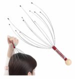 Masajeador de cabeza alambre reduce stress dolor tension