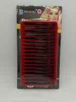 Pinza de depilar negro acero inoxidable punta diamantada pack X18 unidades