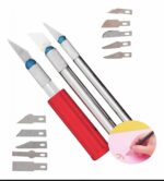 Set cutters trinchetas  bisturí 13 piezas con estuche - 图片 3