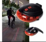 Luz led trasera bici celta 5 leds  2 láser  indicador carril - 图片 3