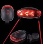 Luz led trasera bici celta 5 leds  2 láser  indicador carril - 图片 4