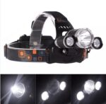 Vincha minera linterna luz recargable USB 3x cree luz - 图片 4