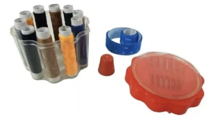 Set costura hilos-agujas para viaje portátil
