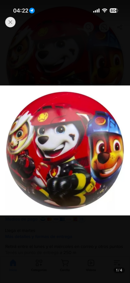 Pelota infantil personajes original nene nena de goma PVC