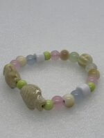Pulsera Artesanal Savía Mix Materiales Ajustable