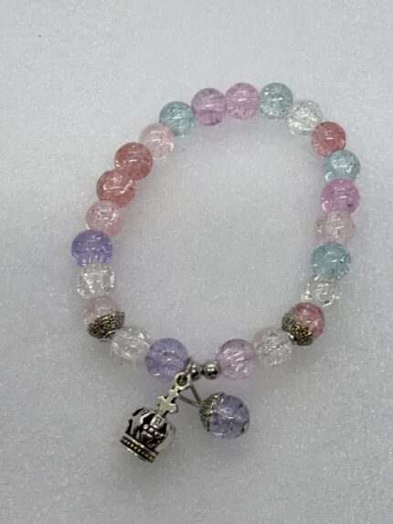 Pulseras De Cuentas Transparentes Elastizadas