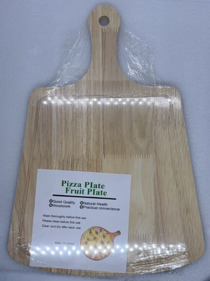 Tabla para pizza de madera con mango