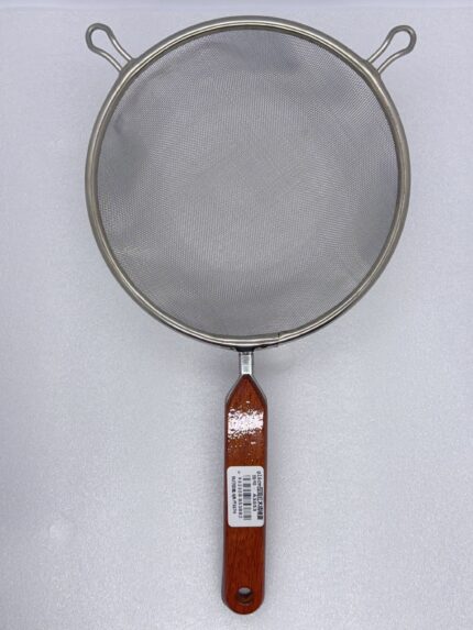 Colador colapasta acero inoxidable 16cm  mango madera excelen