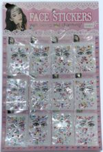 Strass stickers cristales autoadhesivos faciales tatto X12 - 图片 2