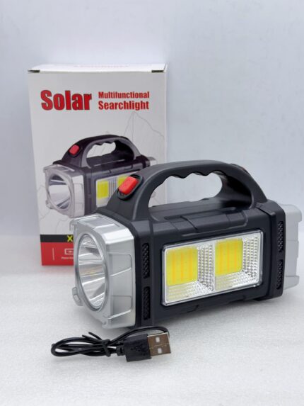 Linterna Recargable Reflector Ambos Lados Panel Solar