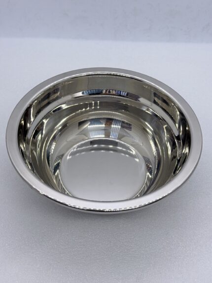 Bowl Batidor Ensaladera Acero Inoxidable Repostería Reforzad 16cmø Externo 14cmø Interno H6cm