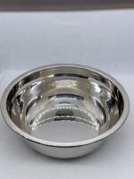Bowl Batidor Ensaladera Acero Inoxidable Repostería Reforzad 24cmø Externo 22cmø Interno H8cm