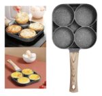 Sartén De Cocina 4 En 1 Multifunción Roca Volcánica Madera - 图片 4