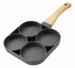 Sartén De Cocina 4 En 1 Multifunción Roca Volcánica Madera