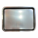 Fuentón Asadera Bandeja Rectangular Acero Inox. 36 X 27 X 2 cm