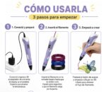 Lápiz 3d +base De Apoyo+ Fuente De Alimentacion + 5 Filament - 图片 5