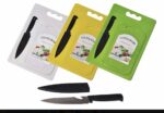 Tabla De Picar Plástico Set X Dos（ 23 X33cm，15 X 24 cm） Mas Cuchillo De Acero - 图片 2