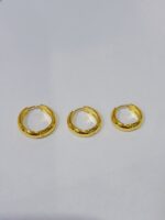 Pack X 12 pares Aros Aritos Argollas Acero Quirúrgico Dorado （4 X 16mm，4 X 18mm，4 X 20mm） - 图片 2