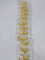 Pack X 12 pares Aros Aritos Argollas Acero Quirúrgico Dorado （4 X 16mm，4 X 18mm，4 X 20mm） - 图片 3