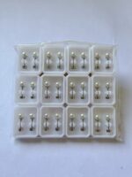 Pack X 12 Pares Aros Abridores Perla（5mm） De Acero Quirúrgico Plateado - 图片 2
