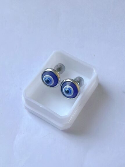 Pack X 12 Pares Aros Abridores ojo turco De Acero Quirúrgico Plateado
