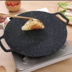 Plancha Parrilla Coreana Antiadherente Piedra Negro 30cm - 图片 3