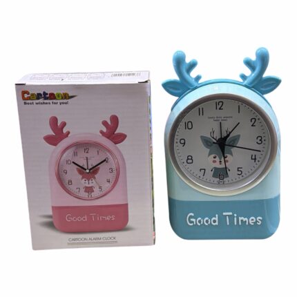 Reloj Despertador de astas de ciervo Para Estudiantes Y Niños, Plásti