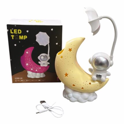 Lampara Velador Flexible Recargable Porta Lapices